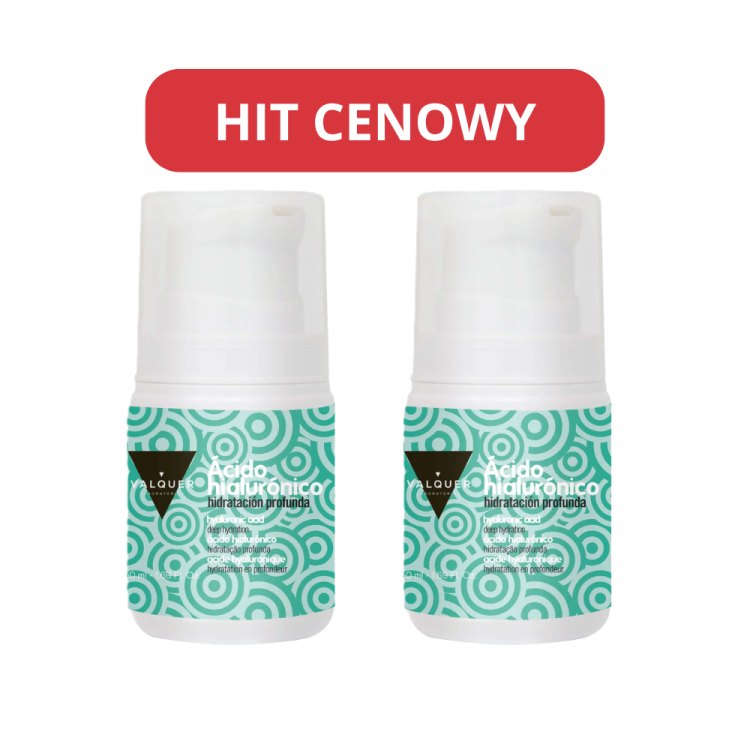 Valquer-Zestaw 2 x Hyaluronic Acid Cream - Krem nawilżający z kwasem hialuronowym 2x50ml