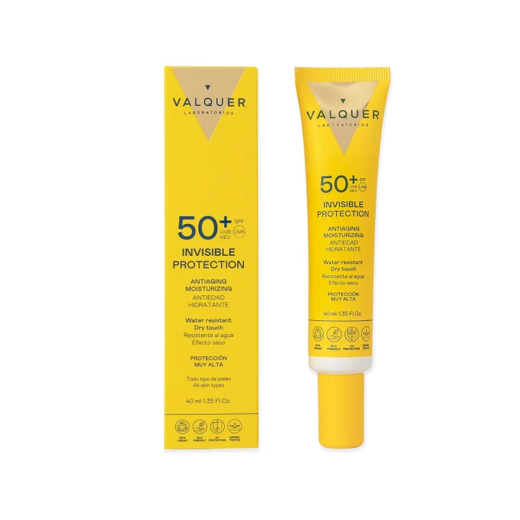 Valquer Invisible Protection Facial SPF 50 - Serum przeciwzmarszczkowe z SPF 50 - 40ml
