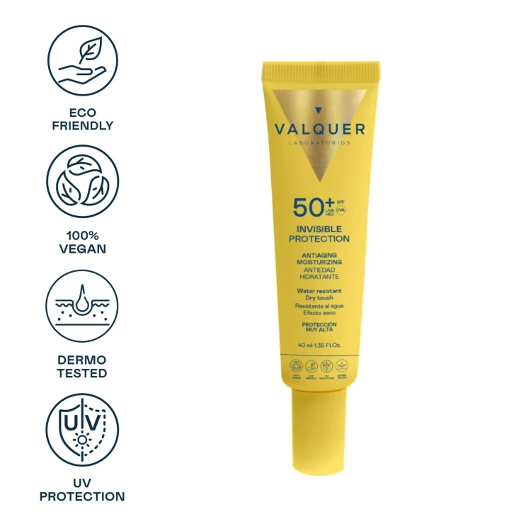 Valquer Invisible Protection Facial SPF 50 - Serum przeciwzmarszczkowe z SPF 50 - 40ml