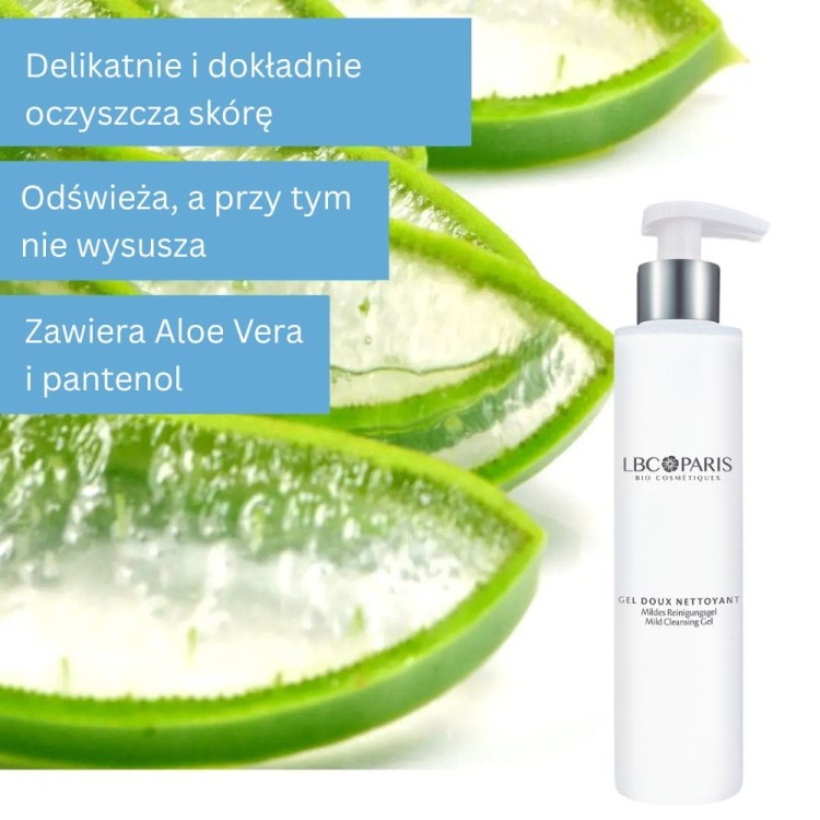LBC/Paris Gel Doux Nettoyant - Żel oczyszczający dla każdego typu cery 200ml