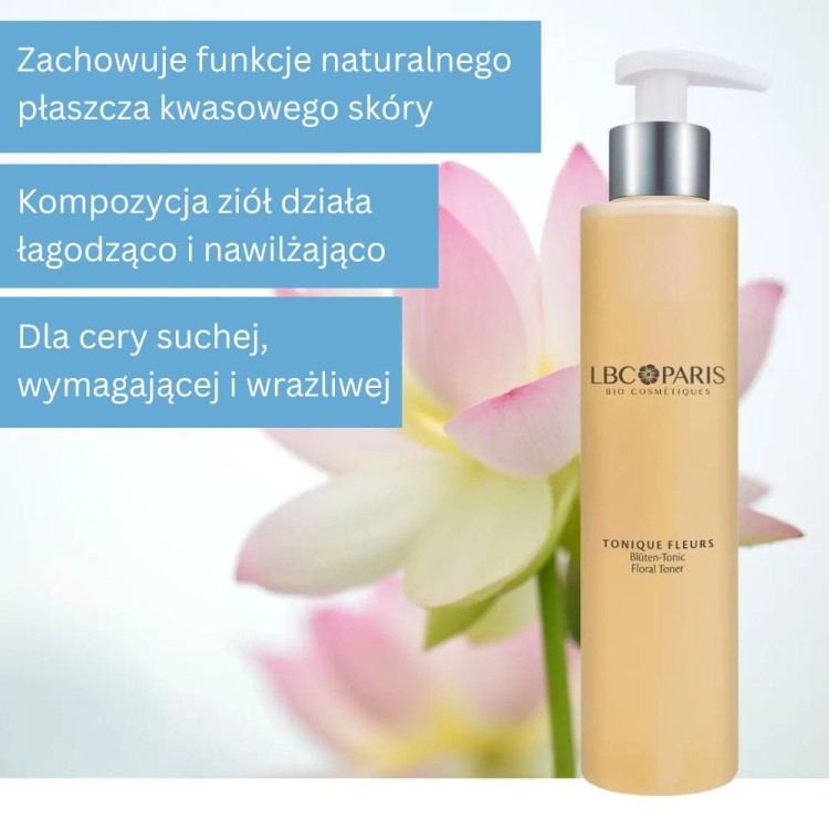 LBC/Paris Tonique Fleurs - Tonik kwiatowy dla cery suchej 200ml