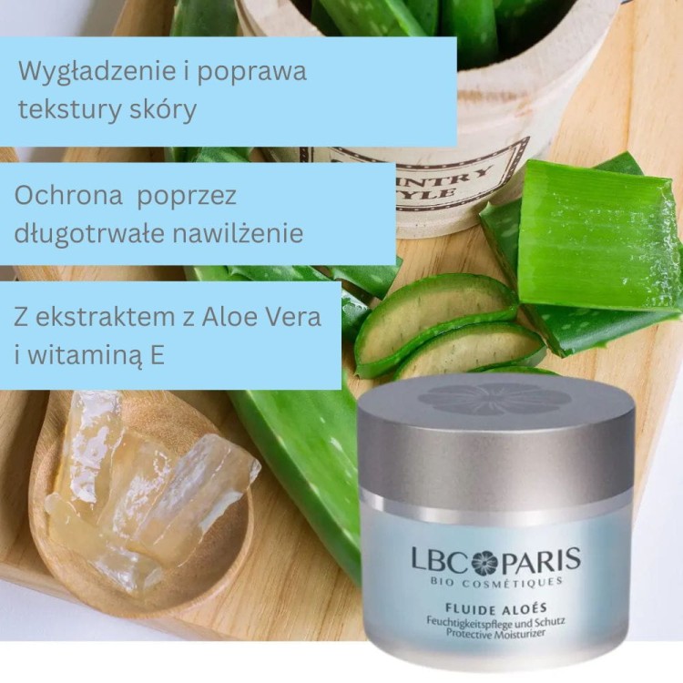 LBC/Paris Fluide Aloès - Ochronny krem nawilżający 50ml