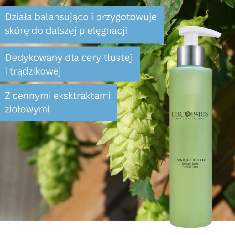LBC/Paris Tonique Herbes - Ziołowy tonik dla cery tłustej i trądzikowej 200ml