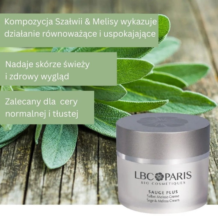LBC/Paris Sauge Plus - Krem z szałwią i melisą dla cery mieszanej 50ml
