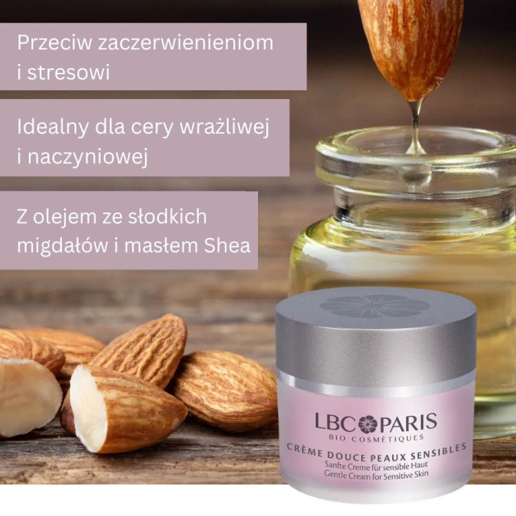 LBC/Paris Crème Douce Peaux Sensibles - Krem dla cery wrażliwej 50ml