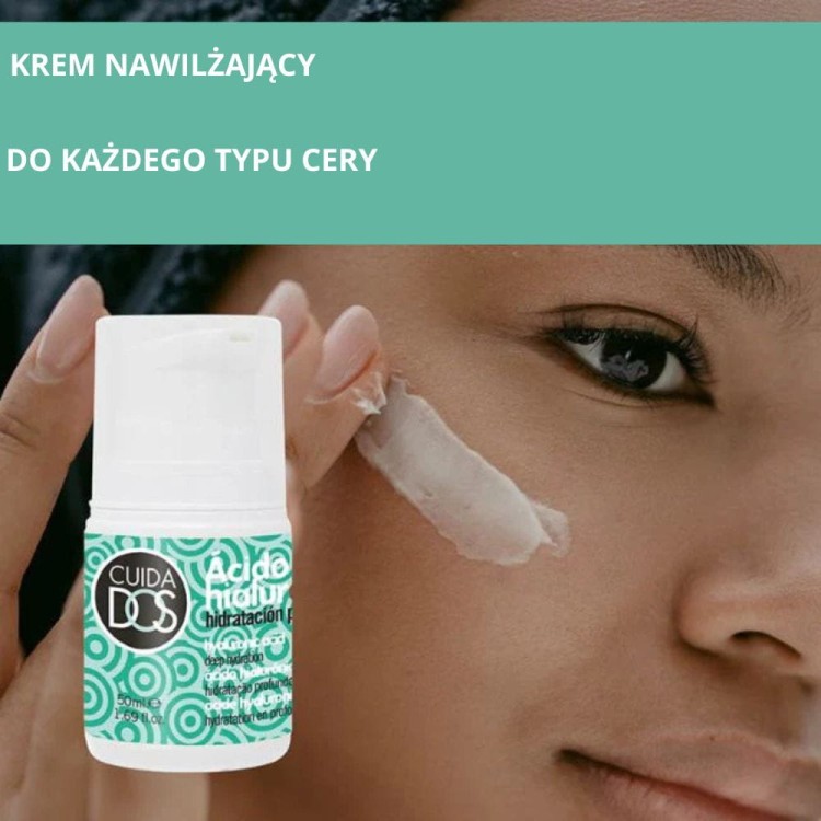 Valquer Hyaluronic Acid Cream - Krem nawilżający z kwasem hialuronowym 50ml