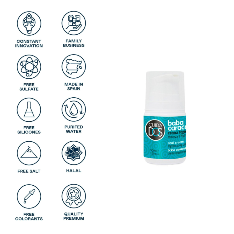 Valquer Snail Cream - Regenerujący krem ze śluzem ślimaka 50m