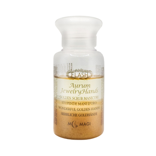 MMagi Flash Golden Scrub Manicure - Peeling do dłoni z drobinkami złota 50 ml