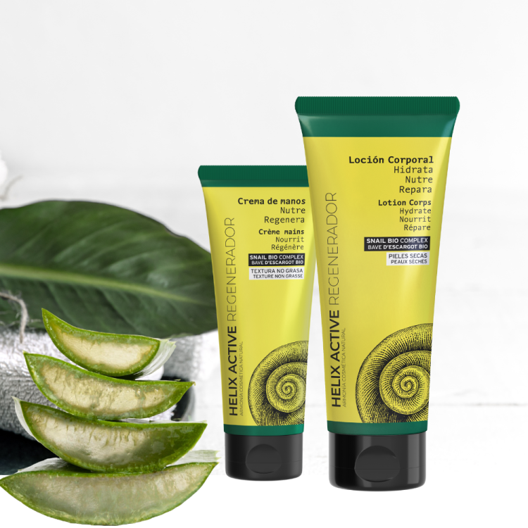 Zestaw pielęgnujący do ciała i dłoni ze śluzem ślimaka