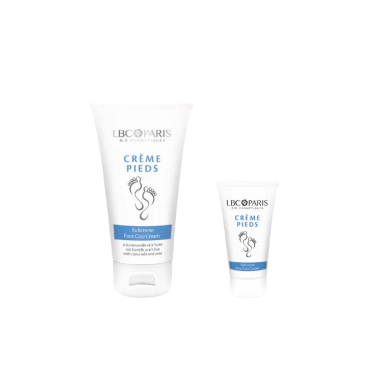 LBCParis Creme Pieds - Nawilżający krem do zrogowaciałej skóry stóp z mocznikiem 75ml + 30ml - wersja podróżna
