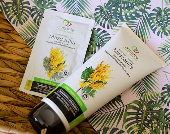 Armonia Tepezcohuite Hair Mask - Regenerująco - wzmacniająca maska do włosów 200 ml + 15 g