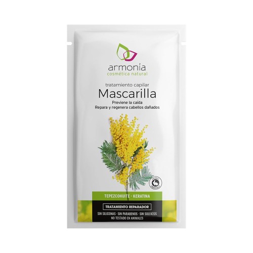 Armonia Tepezcohuite Hair Mask - Regenerująco - wzmacniająca maska do włosów 15 g