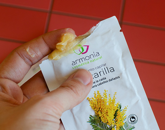 Armonia Tepezcohuite Hair Mask - Regenerująco - wzmacniająca maska do włosów 15 g