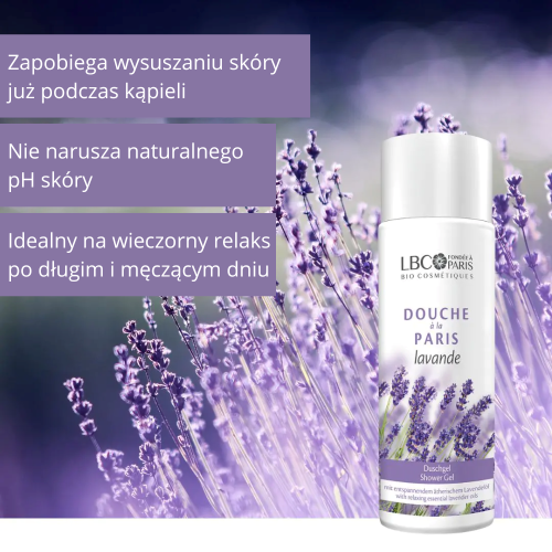 LBCParis Douche À La Paris Lavende - Lawendowy żel pod prysznic 200ml