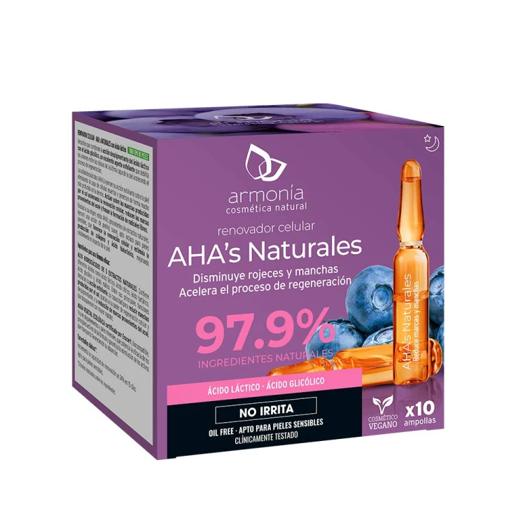 Armonia Natural AHA's Ampoules - Ampułki z kwasami owocowymi 10x2ml